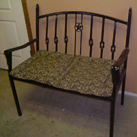 Ornamental Iron Bench - Furniture #10 | Tumbleweed-Mfg | Amarillo, TX