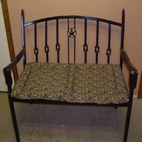 Ornamental Iron Bench - Furniture #11 | Tumbleweed-Mfg | Amarillo, TX
