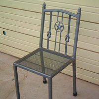 Ornamental Iron Chair - Furniture #1 | Tumbleweed-Mfg | Amarillo, TX