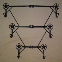 Ornamental Iron Coat-Hat Rack - Misc #3 | Tumbleweed-Mfg | Amarillo, TX