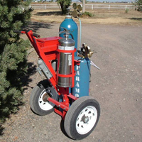 Tow-Torch #3 | Tow-able Acetylene Torch Cart | Tumbleweed-Mfg