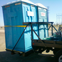 Trailer Free Hauler for Porta Potties | Tumbleweed-Mfg | The Toilet Toter #1